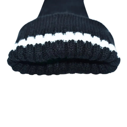 Stripes Knitted Golf Club Head Covers 3 Piece Set 1 3 5 Driver and Fairway HeadCovers Fits 460cc Drivers