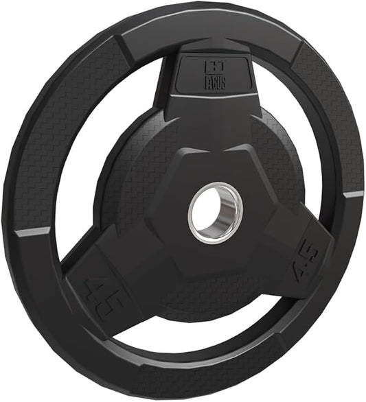 Weight Plate 2-Inch Rubber Coated Olympic Grip Plate 2.5/5/10/15/25/35/45 LB