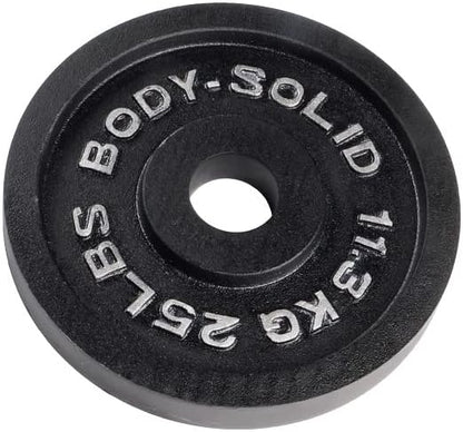 Body-Solid Cast Iron Olympic Weight Plate Set 2 Inch