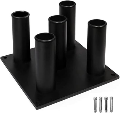 Yes4All Vertical Storage Rack, Home Gym Organizer, Barbell & Dumbbell Rack for 2-inch Olympic & Curl Bars