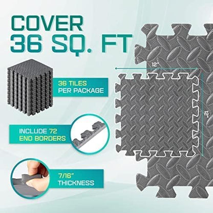 Yes4All 12, 16, 36 SQ. FT Puzzle/Interlocking Exercise