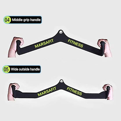 Home Gym Fitness Rowing T-bar V-bar Pulley Cable