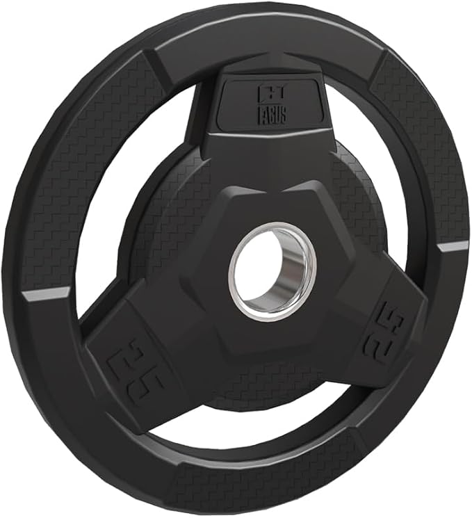Weight Plate 2-Inch Rubber Coated Olympic Grip Plate 2.5/5/10/15/25/35/45 LB