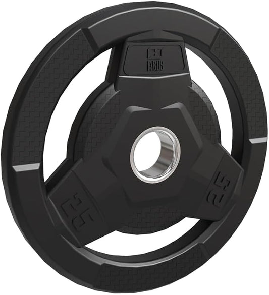 Weight Plate 2-Inch Rubber Coated Olympic Grip Plate 2.5/5/10/15/25/35/45 LB