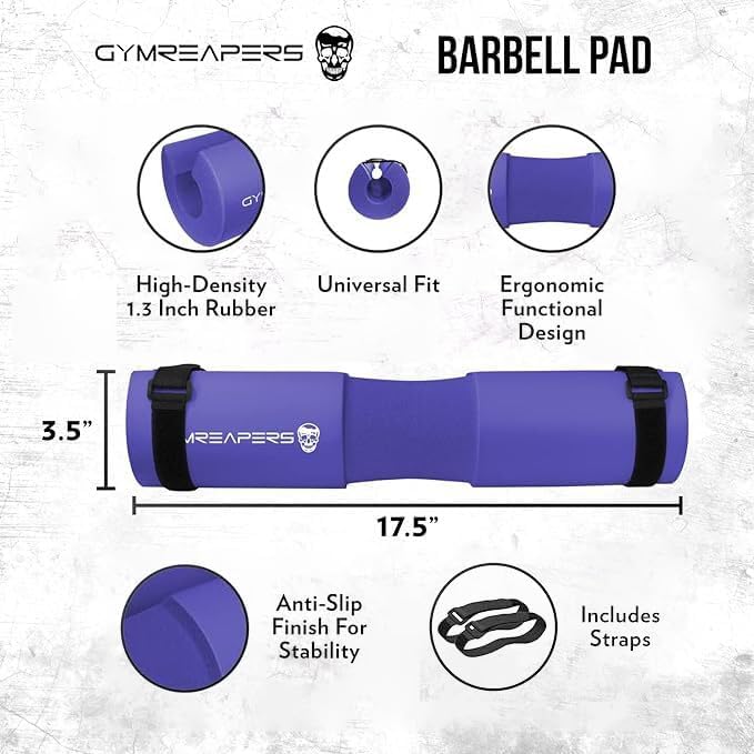 Gymreapers Barbell Squat Pad - Protective Bridge Pad