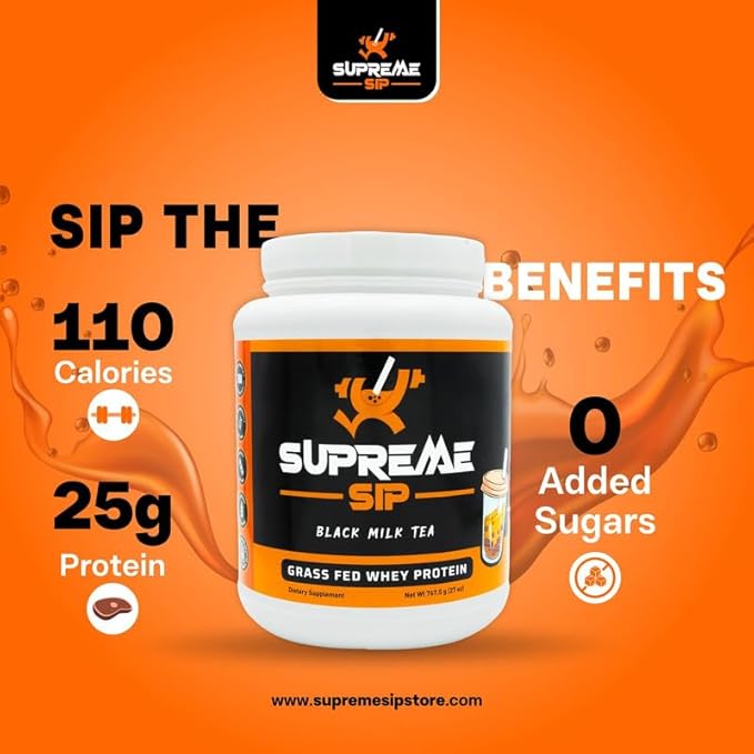 Boba Protein Powder Made with Real Black Tea - Boba Milk Tea Sweetened with Natural Monk Fruit - Clean, Creamy Boba Tea Protein Powder - Grass Fed Whey Protein Isolate Bubble Tea - 27 Oz