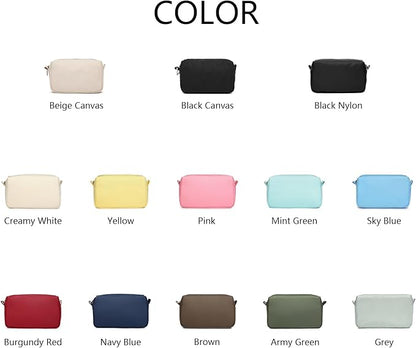 Organizer Bag Lightweight Cosmetic Bag with Ring Clasp Perfect Travel Makeup Bag for Women nylon Stand Up Design (Pink/Nylon)
