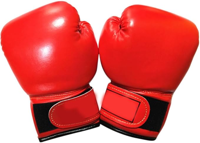 Garneck Kids Boxing Gloves Training Gloves Training Mitts Junior Punch PU Leather Sponge Filled for Toddler and Youth Red