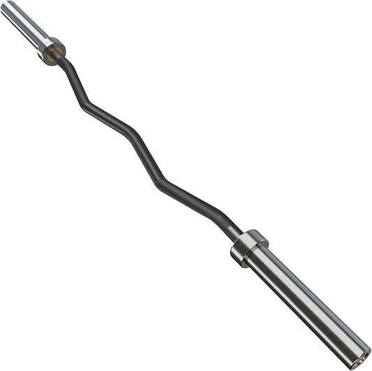 NW Curl Bar 4 Feet Super Curl Barbell 330lb Capacity 2 Inch