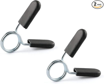 E-outstanding Spring Collar Clip 2PCS Standard 1Inch/25mm Barbell