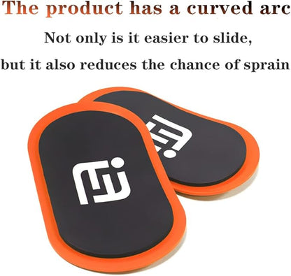 orange Gliding Discs Core Sliders Smooth Use On