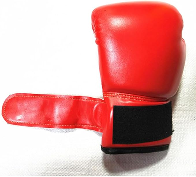 Garneck Kids Boxing Gloves Training Gloves Training Mitts Junior Punch PU Leather Sponge Filled for Toddler and Youth Red
