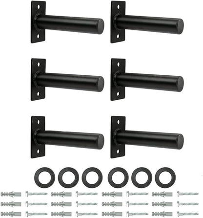 Weight Plate Holder, Steel Wall Mounted Weight Plate Rack Storage for 2" Weight Plate, Mounting Hardware Included