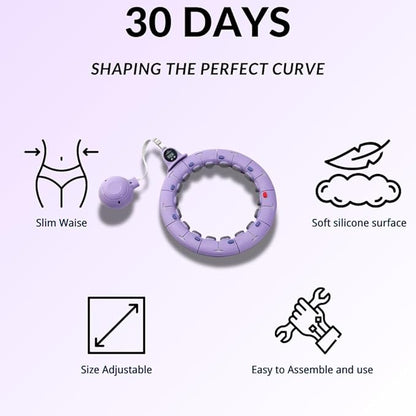 Weighted Hula Circle Hoops for Waist Size 26" 43" with