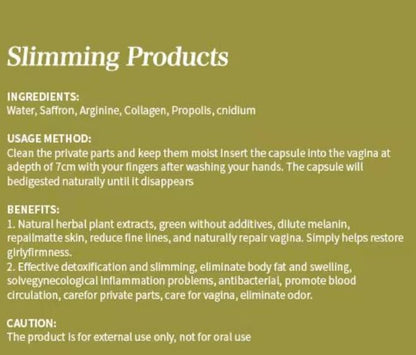 Instant Anti-Itch Detox Products, Capsulas, Firming Repair & Pink and Tender Natural Capsules, Capsulas (8Bag)