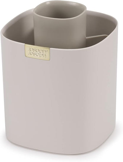 Joseph Joseph Viva - Tiered Makeup Brush Pot Organiser with dividers for brushes, eyeliners, lip pencils, mascara storage