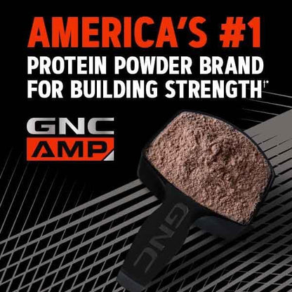 GNC AMP Wheybolic Whey Protein Powder Isolate with BCAA | Targeted Muscle Building and Workout Support Formula | Gluten Free | Strawberries and Cream | 10 Servings