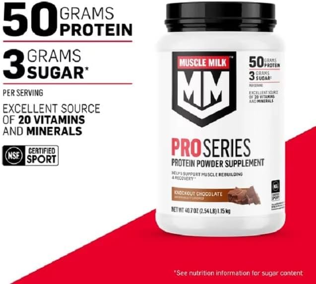 Muscle Mlk Pro Series 50 Knockout Chocolate, 2 Pounds