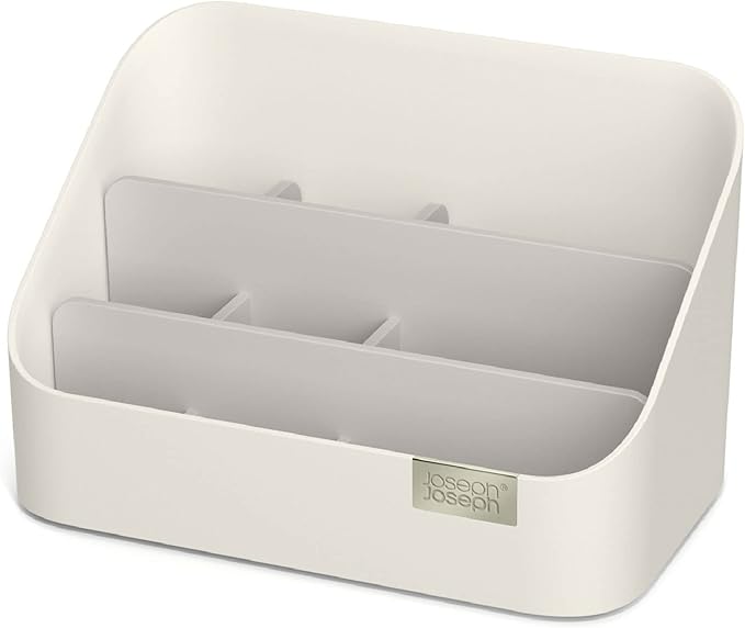 Joseph Joseph Viva Makeup Cosmetic Storage Organizer, Small, Shell