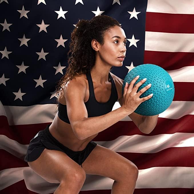 Yes4All Upgraded Fitness Slam Medicine Ball Triangle 30lbs