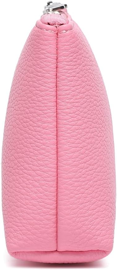 PU Leather Makeup Simple and Convenient Handbag Small Exquisite Storage Bag (Pu/Azalea Pink)