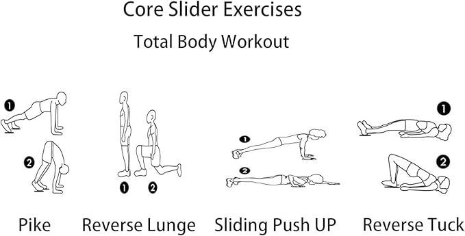 Exercise Core Sliders for Working Out