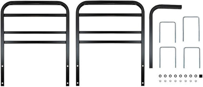 Quick Products QPRBM2R RV Bumper-Mounted 2-Bike Rack with Adjustable Width and Stabilizer Post