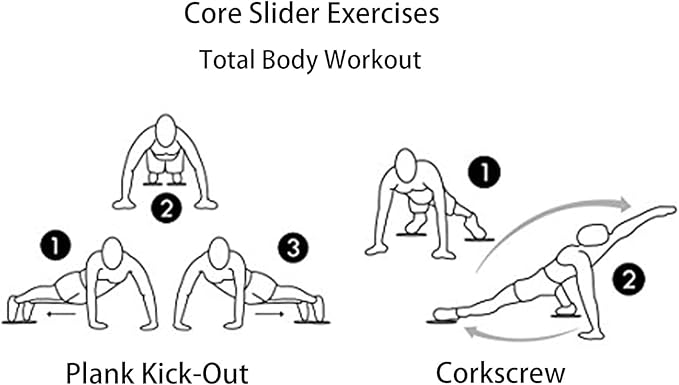Exercise Core Sliders for Working Out