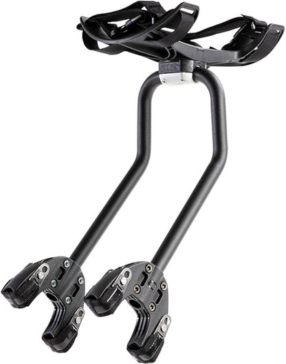 AEROE Rear Bike Rack, Easy Install & Use, Fits All Mountain Bikes incl. E MTB, Gravel Bikes, Road Bikes and Electric Bikes, Bike Cargo Rack Can Carry Any Type of Luggage, Dry Bag or Tent up to 35lbs