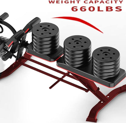 Utility Weight Bench with Leg Extension - Multi-Position