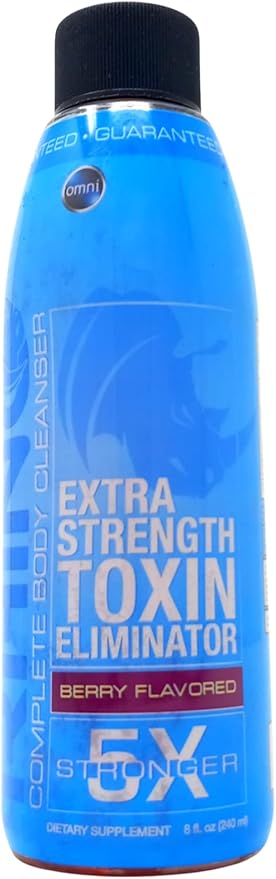 Wellgenix Omni Rhino Detox Drink - Toxin Eliminator - Same Day Cleansing Liquid - Fruit Punch - 8 fl oz (Pack of 1)