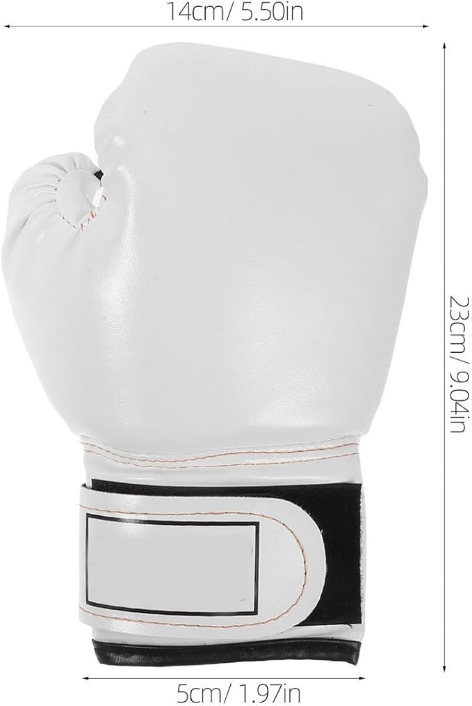 Garneck Kids Boxing Gloves Training Gloves Training Mitts Junior Punch PU Leather Sponge Filled for Toddler and Youth Red