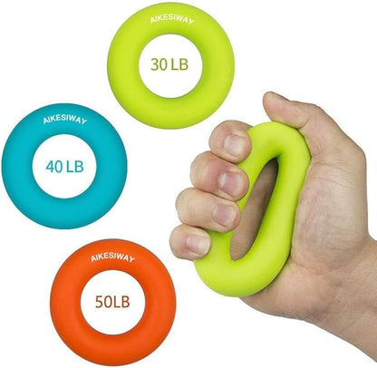 Grip Strength Trainer 3 Resistance Levels(3 PCS)