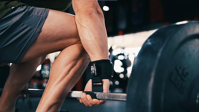 Weight Lifting Hooks Heavy Duty Lifting Wrist Straps