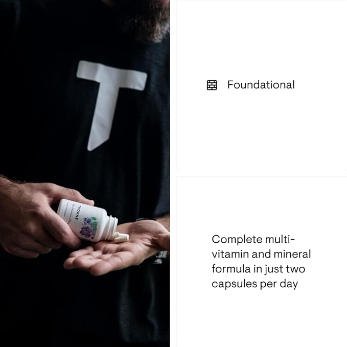 THORNE - Basic Nutrients 2/Day - Comprehensive Daily Multivitamin with Optimal Bioavailability - Vitamin & Mineral Formula - Gluten, Dairy & Soy-Free - 60 Capsules - 30 Servings