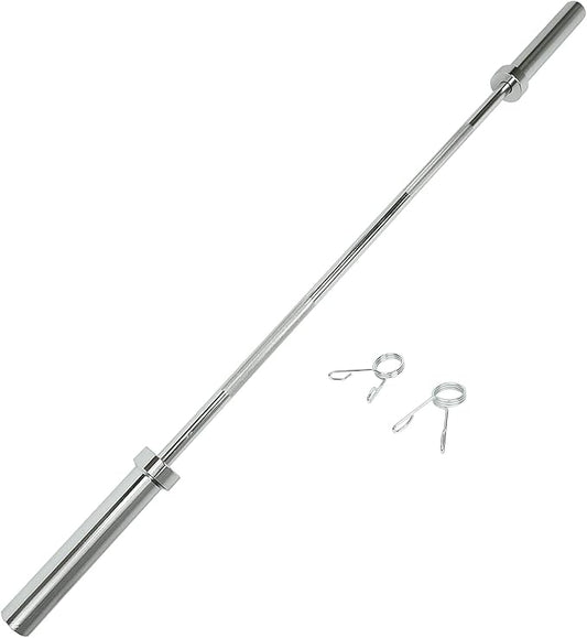 Threaded Chrome Barbell Bar 1-2 Inch Barbell Diameter