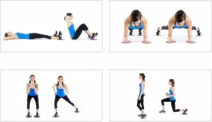 Double Sided Slide Core Slide Ultimate Core Coach Gym