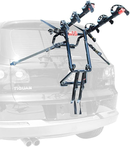 Allen Sports Premier 3-Bike Trunk Rack, Model S103 (Black and red)