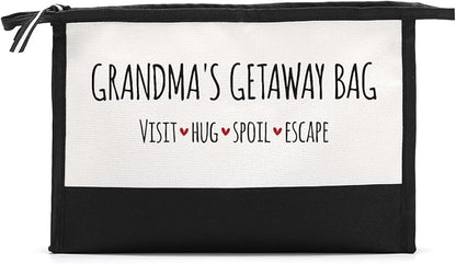 Grandma Gifts Makeup Bag Grandma Birthday Gifts Great Grandma Gifts First Time Grandma Gifts Grandmother Gifts Christmas for Nana Gigi New Grandma Promoted to Grandma Cosmetic Bag