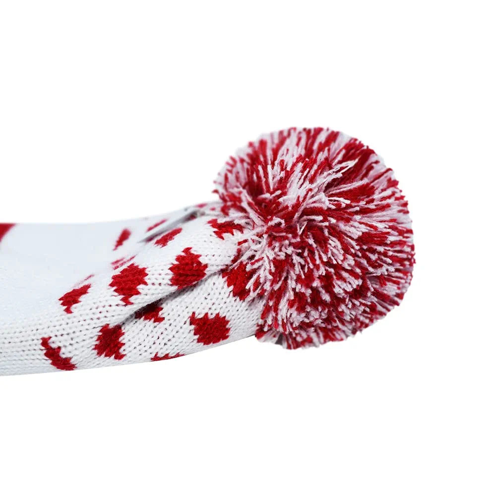 Stripes Knitted Golf Club Head Covers 3 Piece Set 1 3 5 Driver and Fairway HeadCovers Fits 460cc Drivers
