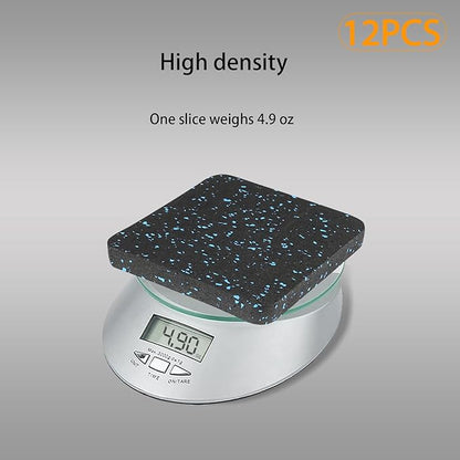 Protect Your Floors with High-Density Rubber Treadmill Mat 12, 3.94" 3.94" x 3.94" x 0.5" Exercise