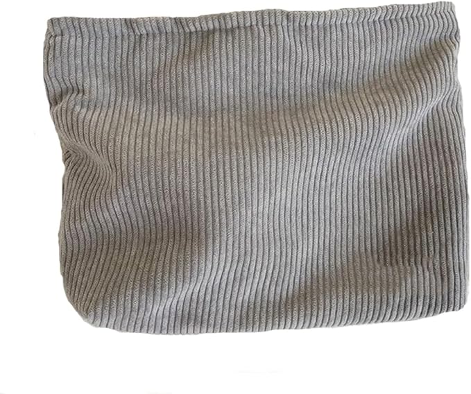 Cosmetic Bags for Women Makeup Bag Large Capacity Purse Travel Toiletry Zipper Storage Pouch Make up Brushes Organizer for Gifts (Corduroy, light grey)