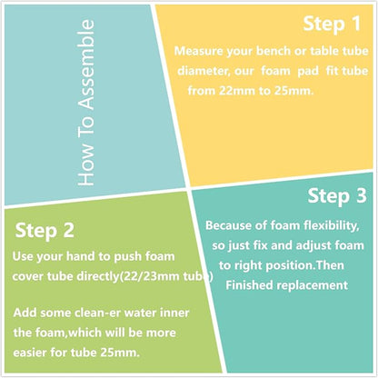 Foot Foam Pads Rollers Replacement