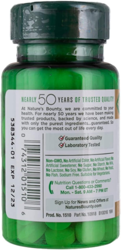 Nature's Bounty Pure Vitamin C 500 mg - 100 Tablets, Pack of 4