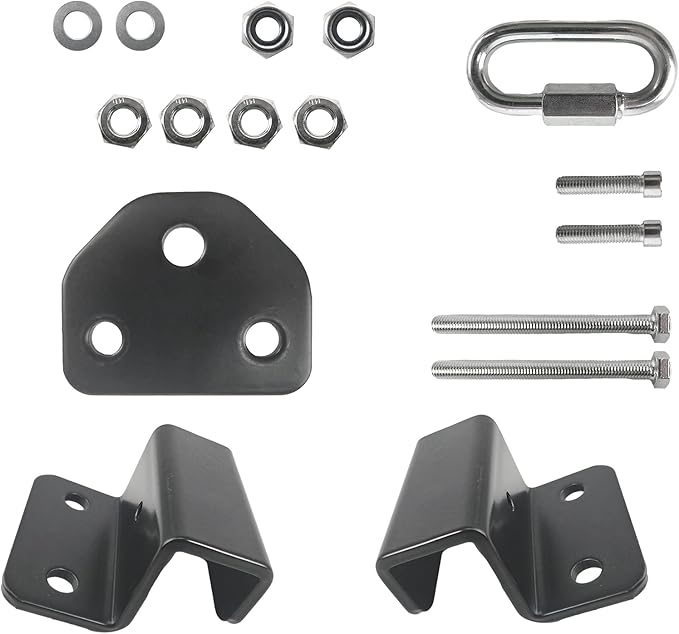 Punching Bag Hangers Heavy Duty Steel Heavy Bag Hange Brackets fit I-Beam Wood Beam Metal Beam,Max Load 1100lb