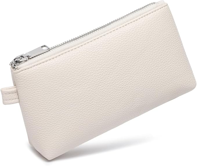 PU Leather Makeup Simple and Convenient Handbag Small Exquisite Storage Bag (Pu/French Oak)