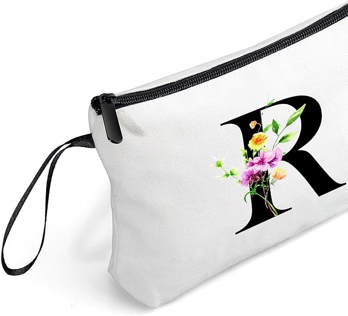 SEAMOON Bridesmaid Proposal Bridal Birthday Unique Gifts for Women Bride Friend Bestie Personalized Travel Make up Cosmetic Bag with Mirror Valentines Mothers Day Christmas Graduation R