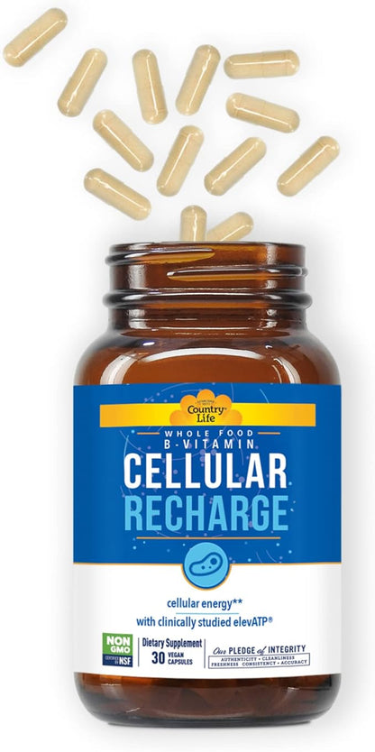 COUNTRY LIFE B Vitamin Cellular Recharge, 30 CT