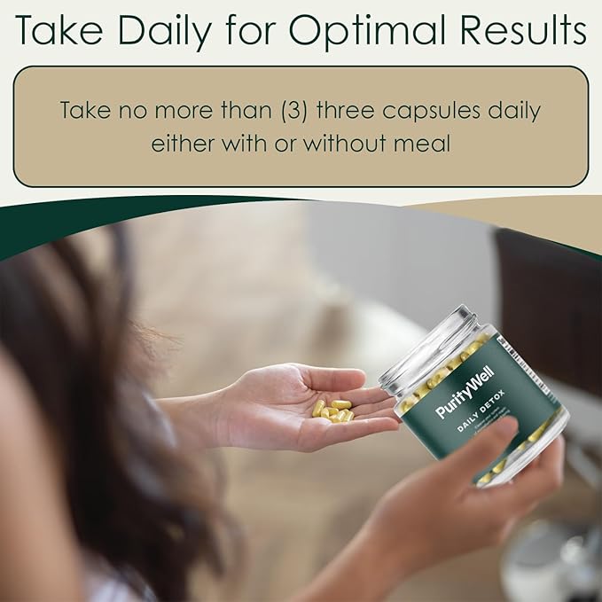 Full Body Detox and Cleanse Supplement with Quercetin 500mg, Vitamin C & L-Cysteine for Lung Health, Liver Support and Gut Cleanse - Alternative to Heavy Metal Detox Pills - 90 Capsules