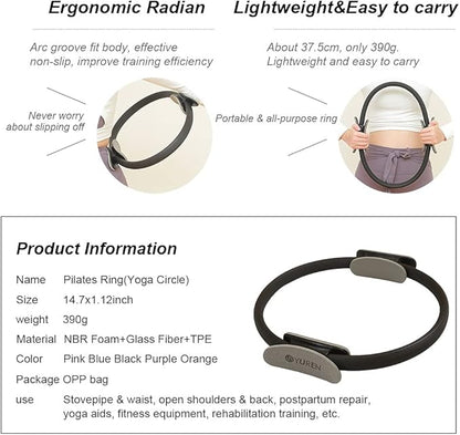 YR Pilates Ring 14.7 inch Fitness Circle